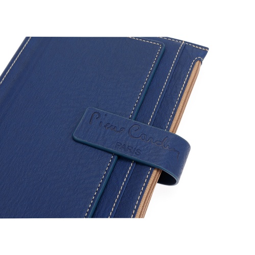 Записная книжка Pierre Cardin синяя в обложке, 21,5х15,5х3,5 см фото 7