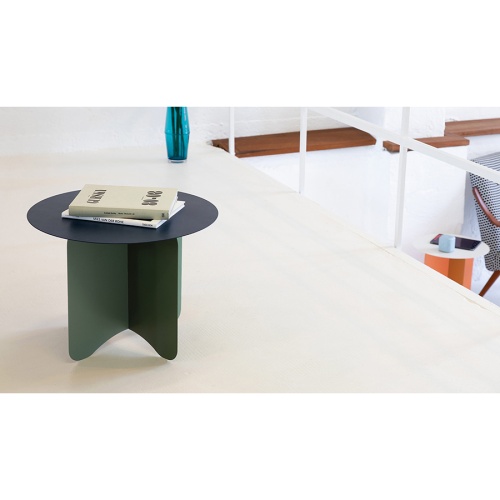 Столик кофейный tavolino, 50,5х50,5х38 см, черно-зеленый фото 4