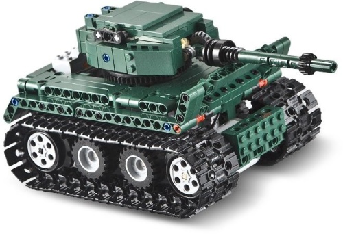 Конструктор Cada Technics, Танк Tiger 1, 313 деталей, пульт управления - C51018W