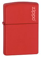 Зажигалка Zippo Red Matte Logo №233ZL