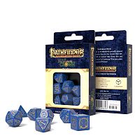 Набор кубиков Pathfinder "War for the Crown", для RPG, сине-золотой