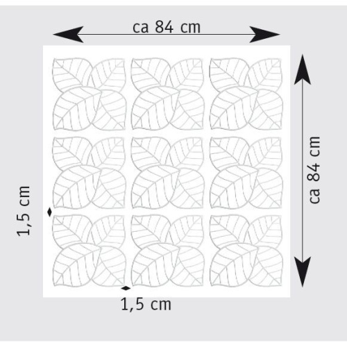 Набор из 4 декоративных элементов leaf фото 5