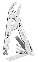 Мультитул Leatherman Crunch, 15 функций, кожаный чехол, 68010181N