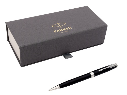 Parker Sonnet Core - Matte Black CT, шариковая ручка, M, BL фото 4
