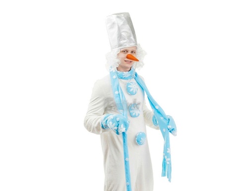 Карнавальный костюм для взрослых Снеговик фото 2
