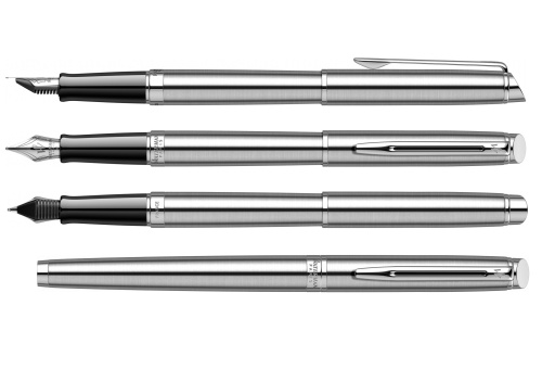 Набор подарочный Waterman Hemisphere GIFT 20 - Stainless Steel CT, ручка перьевая, M фото 2