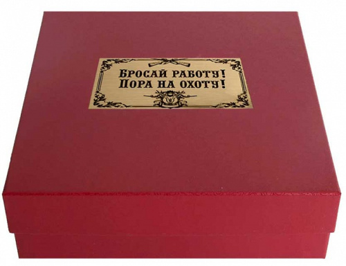 Набор из шести стопок для водки с лат. основанием Звери в карт. футляре с накладкой Бросай работу... фото 5