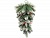Настенный декор "Капля фьюжн" заснеженная с ягодами и шишками, (хвоя – литая PE+PVC+леска), 40 см, ЦАРЬ ЕЛКА, EverChristmas