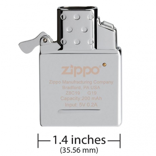 Электронный вставной блок для широкой зажигалки Zippo, нержавеющая сталь фото 5