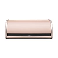 Хлебница Brabantia из нержавеющей стали, розового цвета