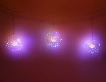Светодиодная гирлянда бахрома СФЕРА, 3х0.6 м, 500 разноцветных LED-огней, контроллер, прозрачный ПВХ, IP20, Serpantin