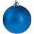 Шар новогодний  матовый синий 150мм