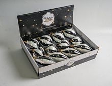 Набор стеклянных шаров и украшений ЖЕМЧУЖНЫЙ КАРНАВАЛ, 8-12 см, 12 шт., Winter Deco
