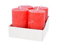 Набор свечей-столбиков ADVENT, 5x8 см (упаковка 4 шт.), Kaemingk