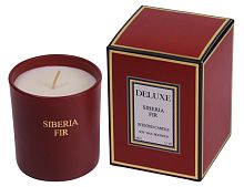 Свеча DELUX AROMA в стеклянном стакане, "Сибирская пихта", 7х8 см, Kaemingk