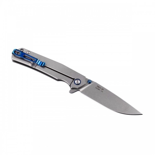 Нож Ruike P801, серебряно-синий фото 3