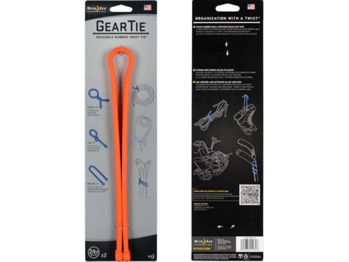 Гибкие стяжки NiteIze Gear Tie 24 фото 4