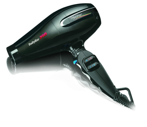 Фен BaByliss Pro Veneziano, 2200 Вт, ионизация, 2 насадки, черный