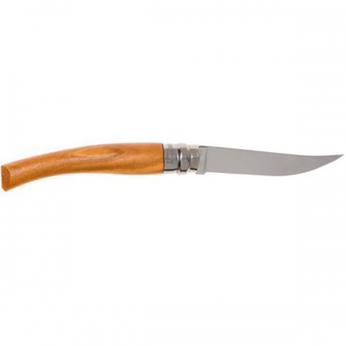 Нож филейный Opinel №8, рукоять оливковое дерево фото 3