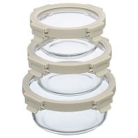Набор круглых контейнеров для запекания и хранения smart solutions, 3 шт.