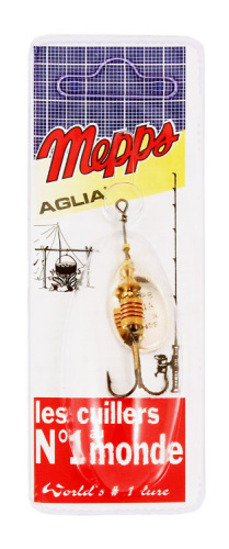 Блесна Mepps Aglia PTS Noirs Ag №2 4,5г (CPAN20021)