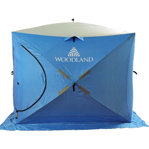 Зимняя палатка куб Woodland Ice Fish Double двухслойная фото 9