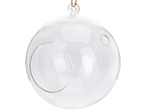 Стеклянный шар для свечей и декора, 14х13 см, Koopman International