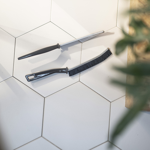Набор из совка, щетки и узкой щетки tile для труднодоступных мест фото 4