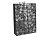 Подарочный пакет СВЕТСКИЙ СТИЛЬ, чёрный с серебряным, 25х8х34 см, Koopman International