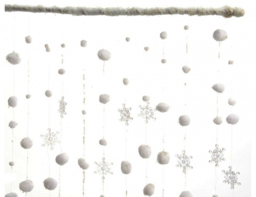 Занавес "Снегопад со снежинками", 90х200 см, Kaemingk фото 2
