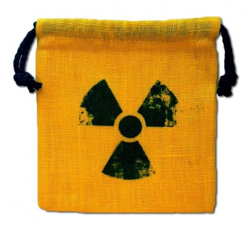Мешочек "Радиация" для кубиков, желтый