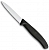 Нож Victorinox для очистки овощей, лезвие 8 см волнистое, черный