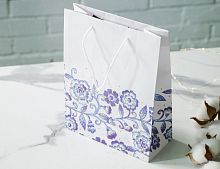 Подарочный пакет РИСУНОК С КИТАЙСКОГО ФАРФОРА - НЕЖНЫЕ ЦВЕТЫ, бумага, 16х11 см, Koopman International