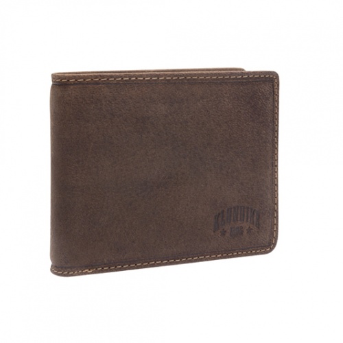 Бумажник Klondike John, коричневый, 11,5x9 см фото 2