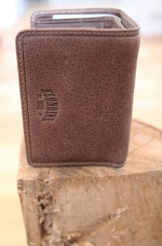 Бумажник Klondike Jane, коричневый, 11x8,5x1,5 см фото 11