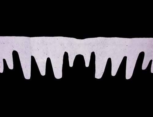 Бордюр-растяжка для декорирования "Сосульки", фетр с глиттером, 18х100 см, Peha Magic фото 2