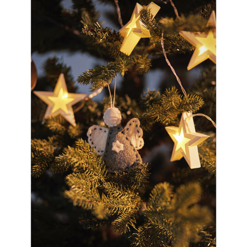Набор елочных украшений из фетра felts mood из коллекции new year essential фото 7