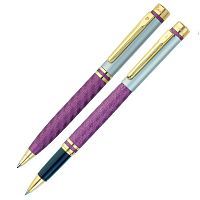 Набор подарочный Pierre Cardin Pen&Pen - Matte Violet, шариковая ручка + ручка-роллер, M