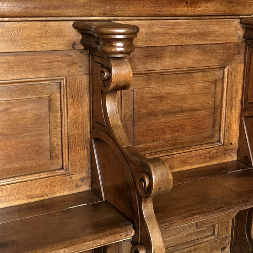 Церковная скамья 19 век франция roomers antique, 168x50x128 см фото 3