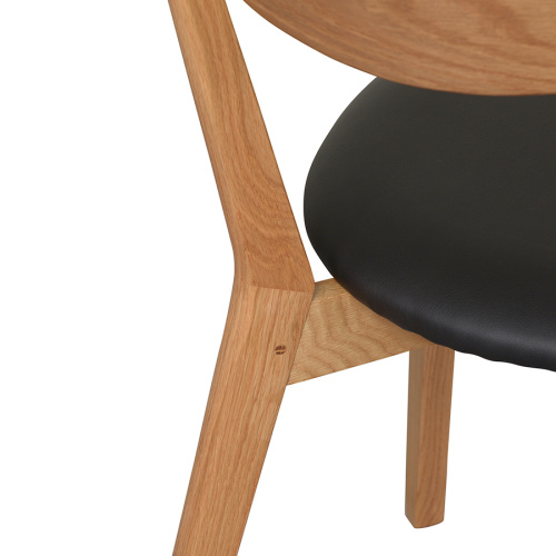 Стул unique furniture, pero, pu-кожа, черный фото 10