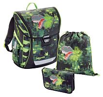 Ранец Step by step BaggyMax Fabby Green Dino 3 предмета