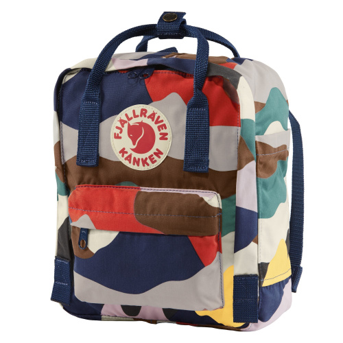 Рюкзак Fjallraven Kanken Art Mini, камуфляжный, 20х13х29 см, 7 л