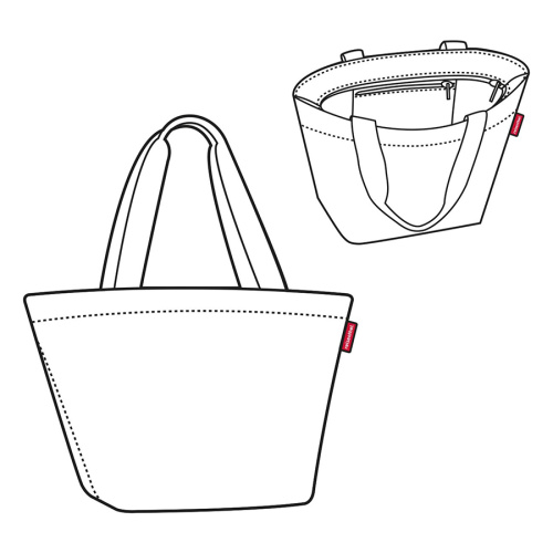 Сумка Shopper M paisley ruby фото 3