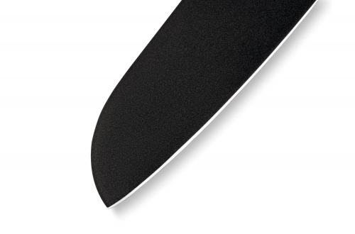 Нож Samura сантоку Shadow с покрытием Black-coating, 17,5 см, AUS-8, ABS пластик фото 5