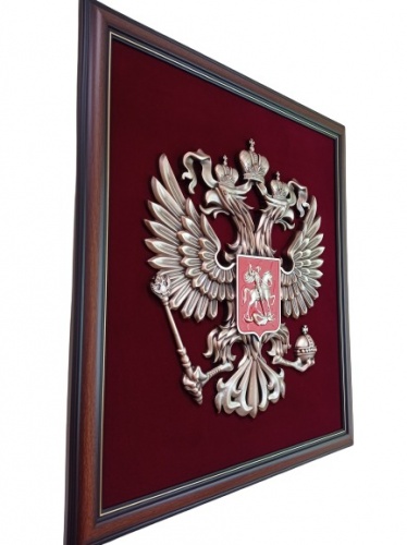 Плакетка с гербами, эмблемами Герб России 73х65см, ПЛ-81 фото 2