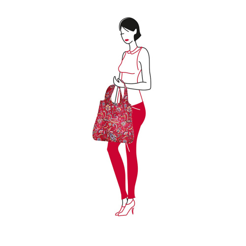 Сумка складная Mini maxi shopper paisley ruby фото 6