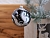Стеклянный ёлочный шар ЗОДИАК: КОШКА ГРАЦИЯ, чёрный, 75 мм, Елочка
