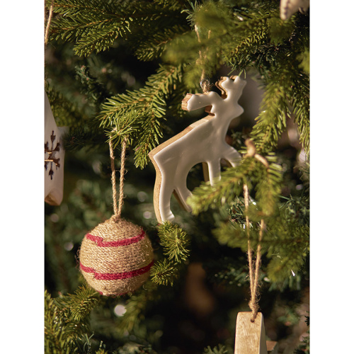 Набор елочных украшений santa reindeers из коллекции new year essential, 3 шт. фото 2