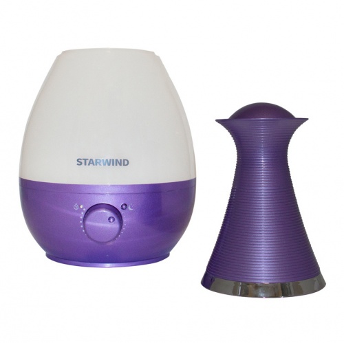 Увлажнитель воздуха Starwind (2,3 литра), 25 Вт, фиолетовый фото 4