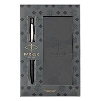 Набор подарочный Parker Jotter Core K63 - Bond Street Black CT + блокнот